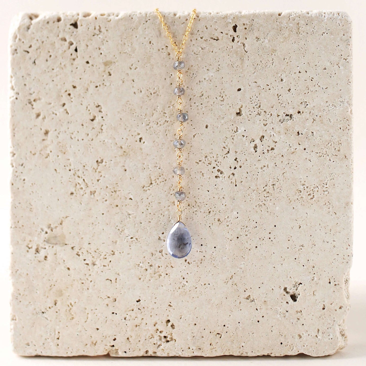 Tanzanite Quartz Yoga Pendant