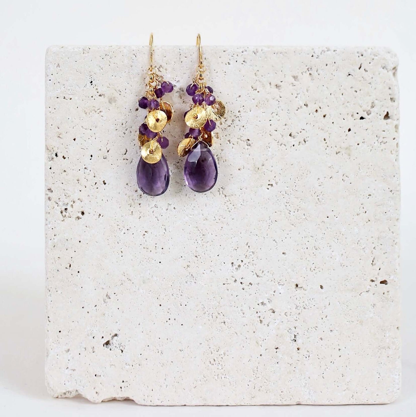 Amethyst Aurora Earring