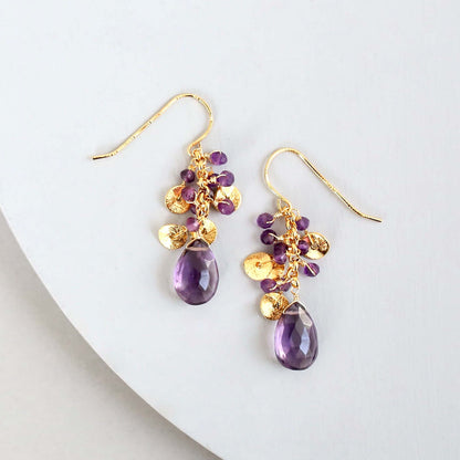 Amethyst Aurora Earring