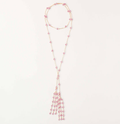 Gemstone Ballet Lariat Necklaces