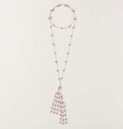 Gemstone Ballet Lariat Necklaces