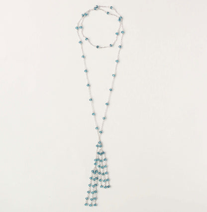 Gemstone Ballet Lariat Necklaces