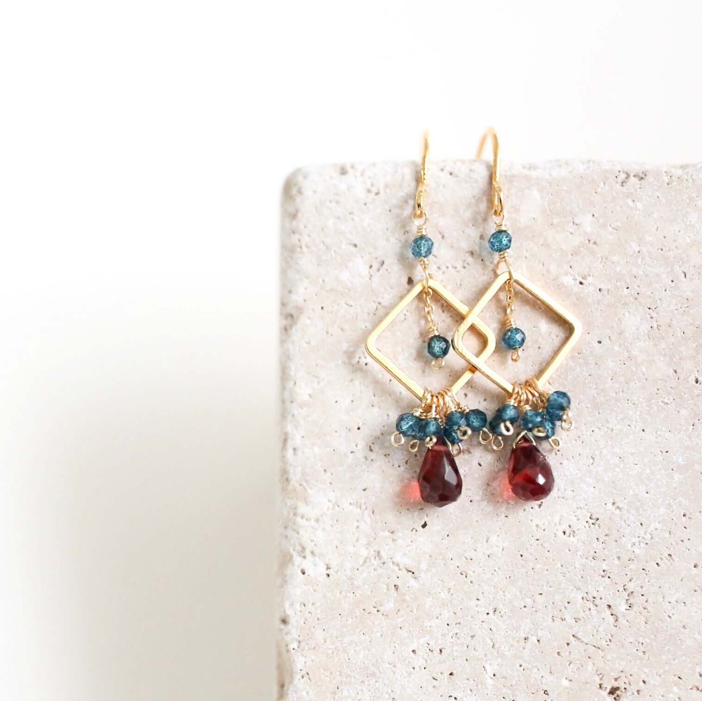 Garnet Pixy Earring