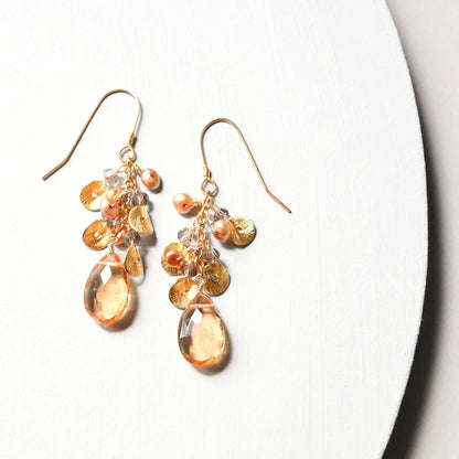 The Aurora Earring - Citrine