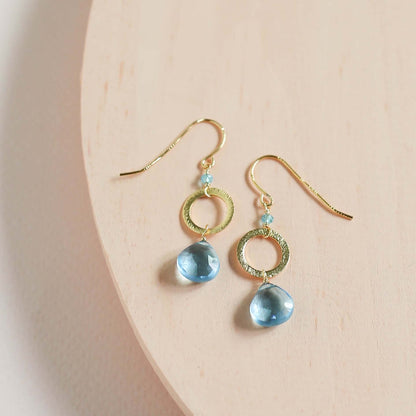 Aquamarine Quartz Airie Earring