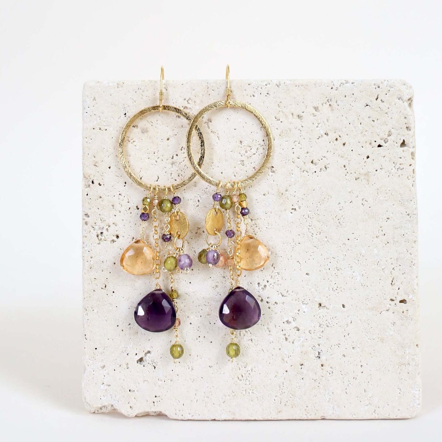 Amethyst & Citrine Ammil Earrings
