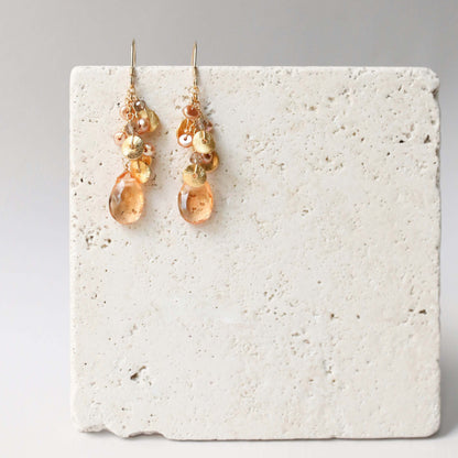 The Aurora Earring - Citrine