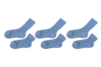 tittimitti® 100% Organic Cotton Kid's Socks (3-Pack) – Made in Italy, Unisex, Soft & Breathable for Boys & Girls.