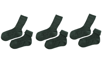 tittimitti® 100% Organic Cotton Kid's Socks (3-Pack) – Made in Italy, Unisex, Soft & Breathable for Boys & Girls.