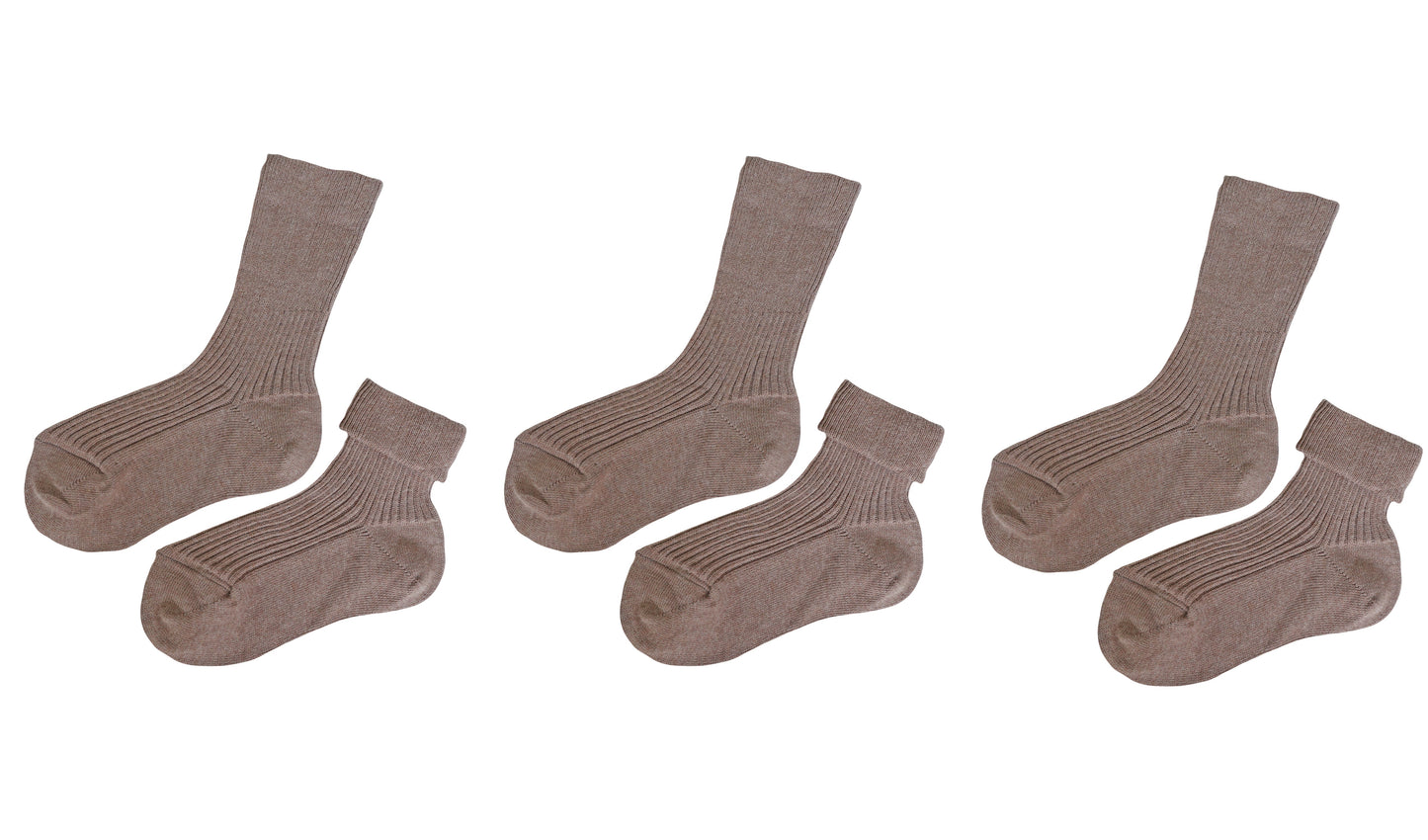 tittimitti® 100% Organic Cotton Kid's Socks (3-Pack) – Made in Italy, Unisex, Soft & Breathable for Boys & Girls.