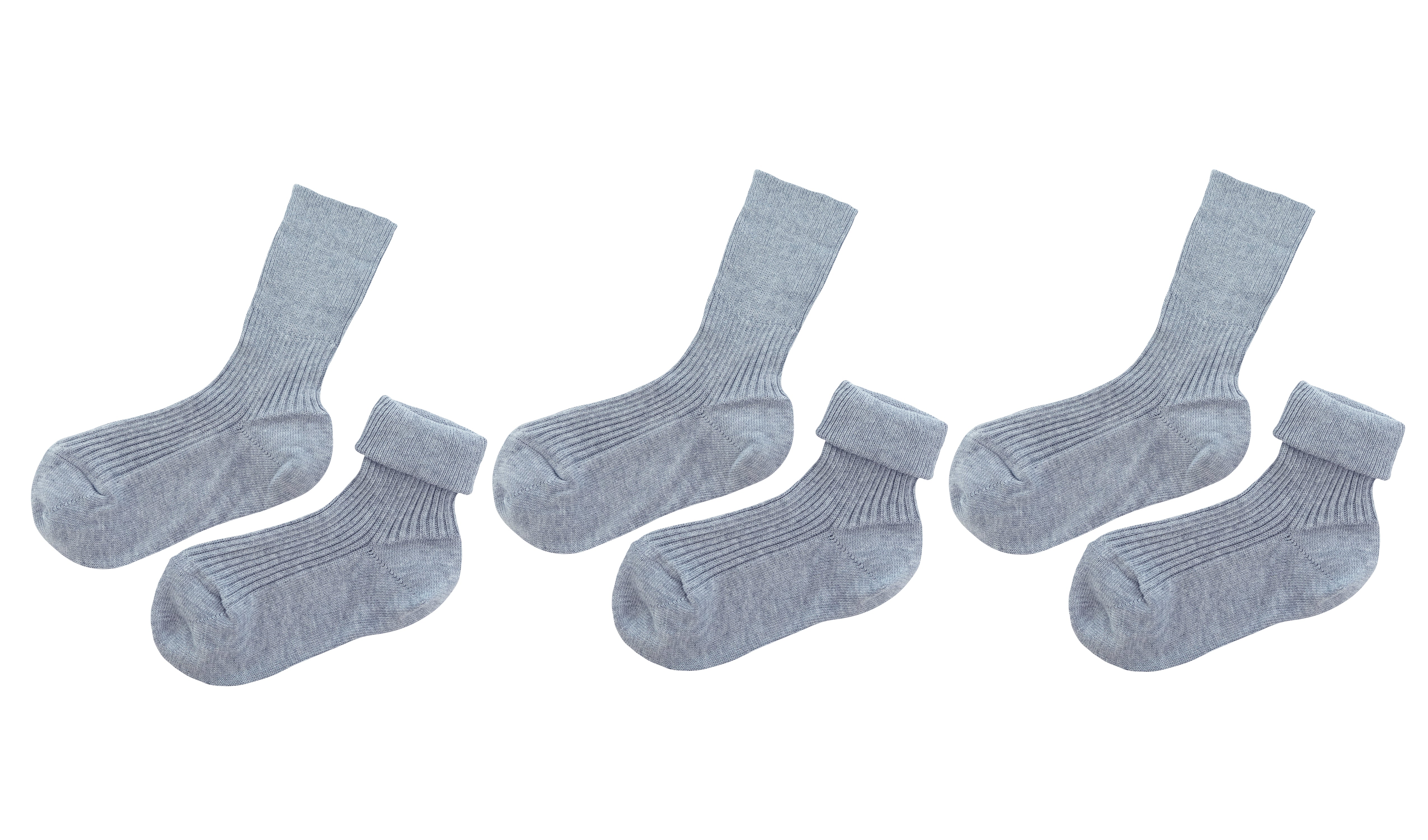 tittimitti® 100% Organic Cotton Kid's Socks (3-Pack) – Made in Italy, Unisex, Soft & Breathable for Boys & Girls.