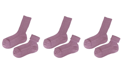 tittimitti® 100% Organic Cotton Kid's Socks (3-Pack) – Made in Italy, Unisex, Soft & Breathable for Boys & Girls.