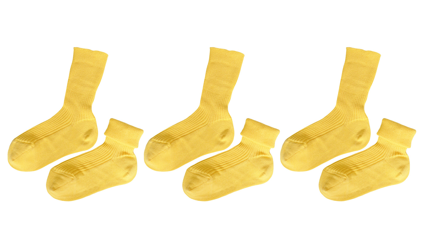 tittimitti® 100% Organic Cotton Kid's Socks (3-Pack) – Made in Italy, Unisex, Soft & Breathable for Boys & Girls.