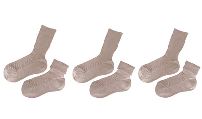 tittimitti® 100% Organic Cotton Kid's Socks (3-Pack) – Made in Italy, Unisex, Soft & Breathable for Boys & Girls.