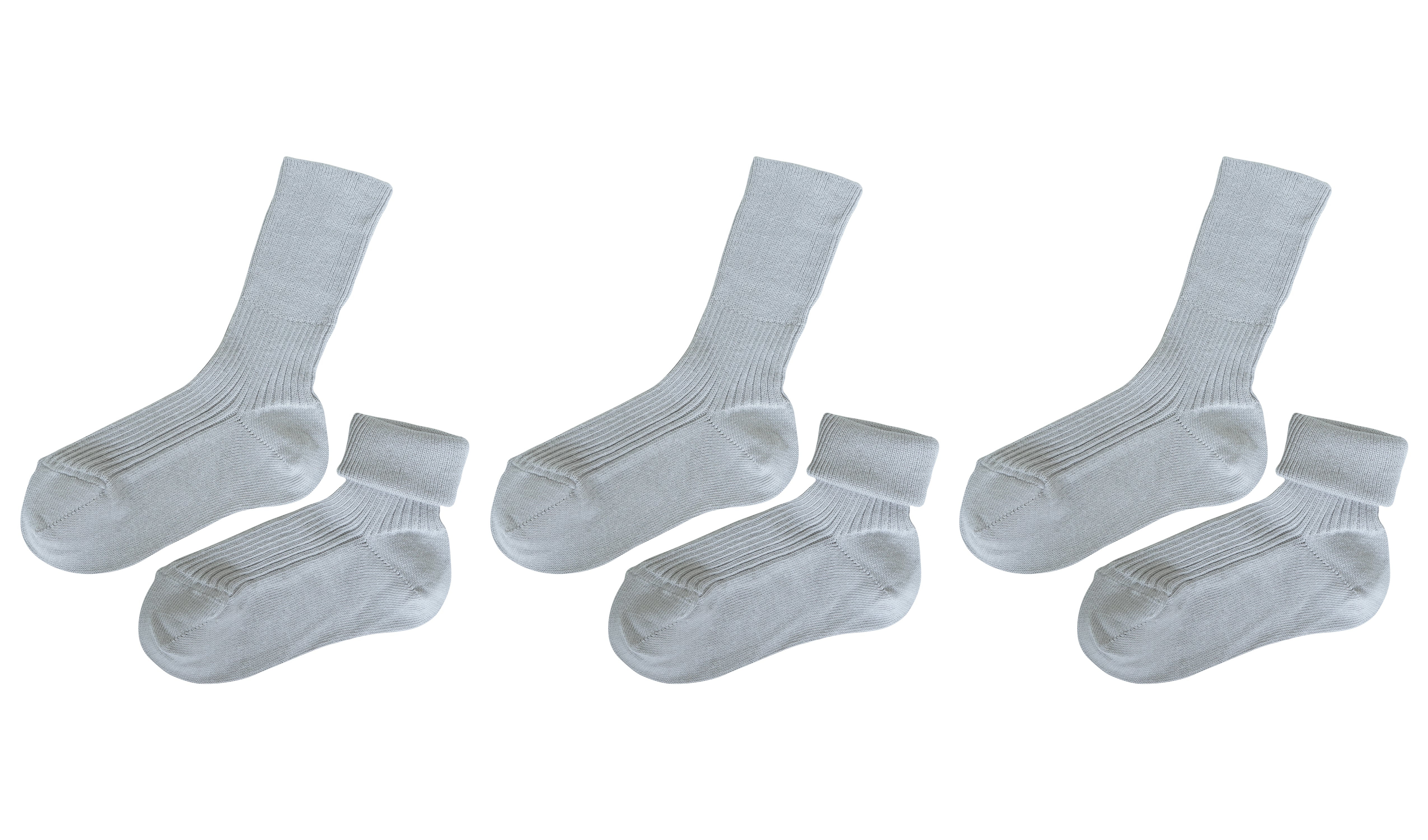 tittimitti® 100% Organic Cotton Kid's Socks (3-Pack) – Made in Italy, Unisex, Soft & Breathable for Boys & Girls.