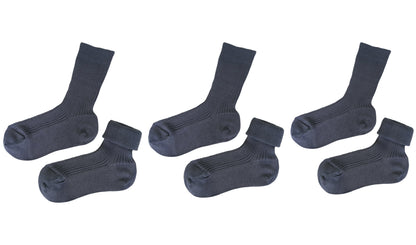 tittimitti® 100% Organic Cotton Kid's Socks (3-Pack) – Made in Italy, Unisex, Soft & Breathable for Boys & Girls.