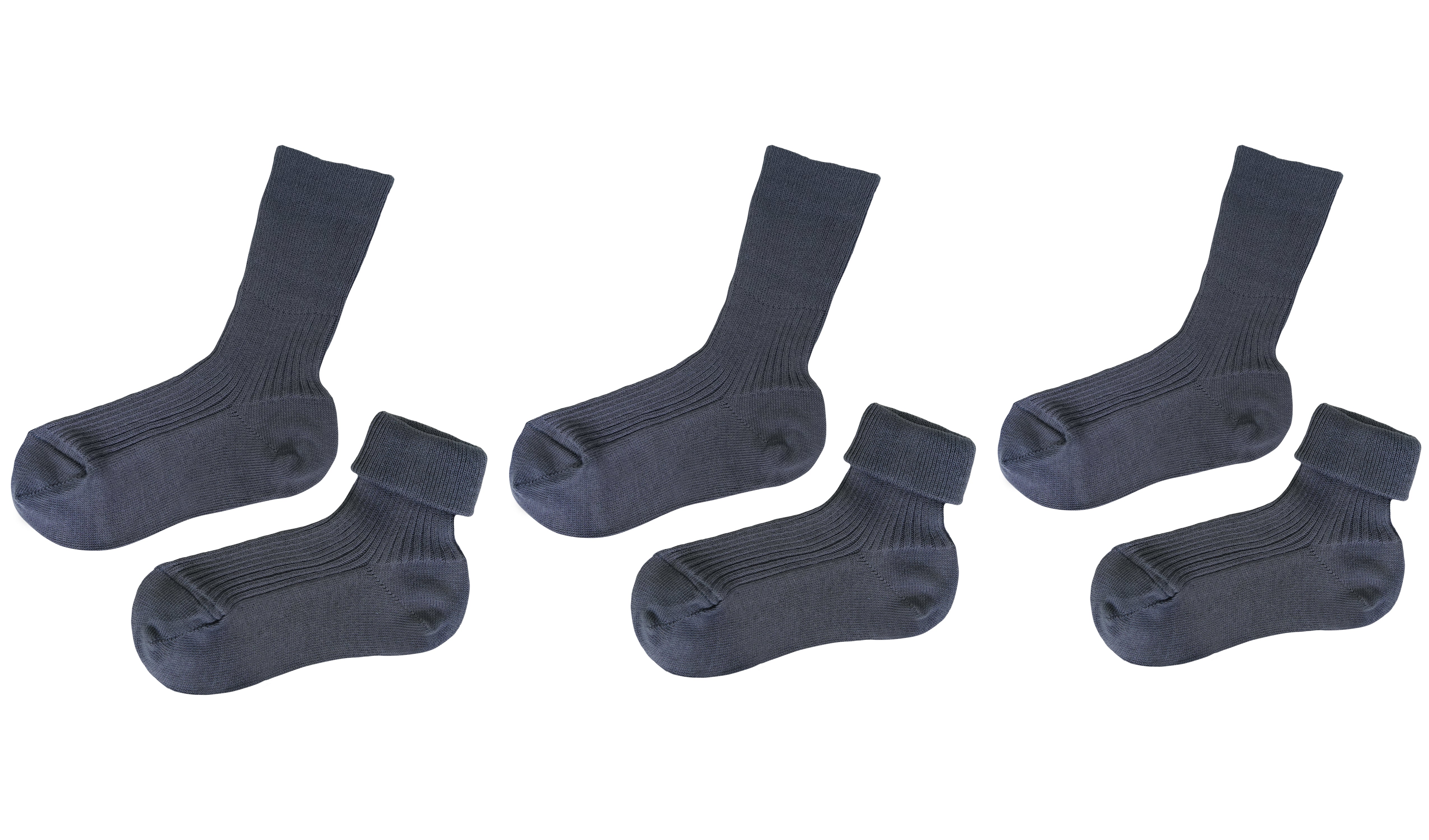 tittimitti® 100% Organic Cotton Kid's Socks (3-Pack) – Made in Italy, Unisex, Soft & Breathable for Boys & Girls.