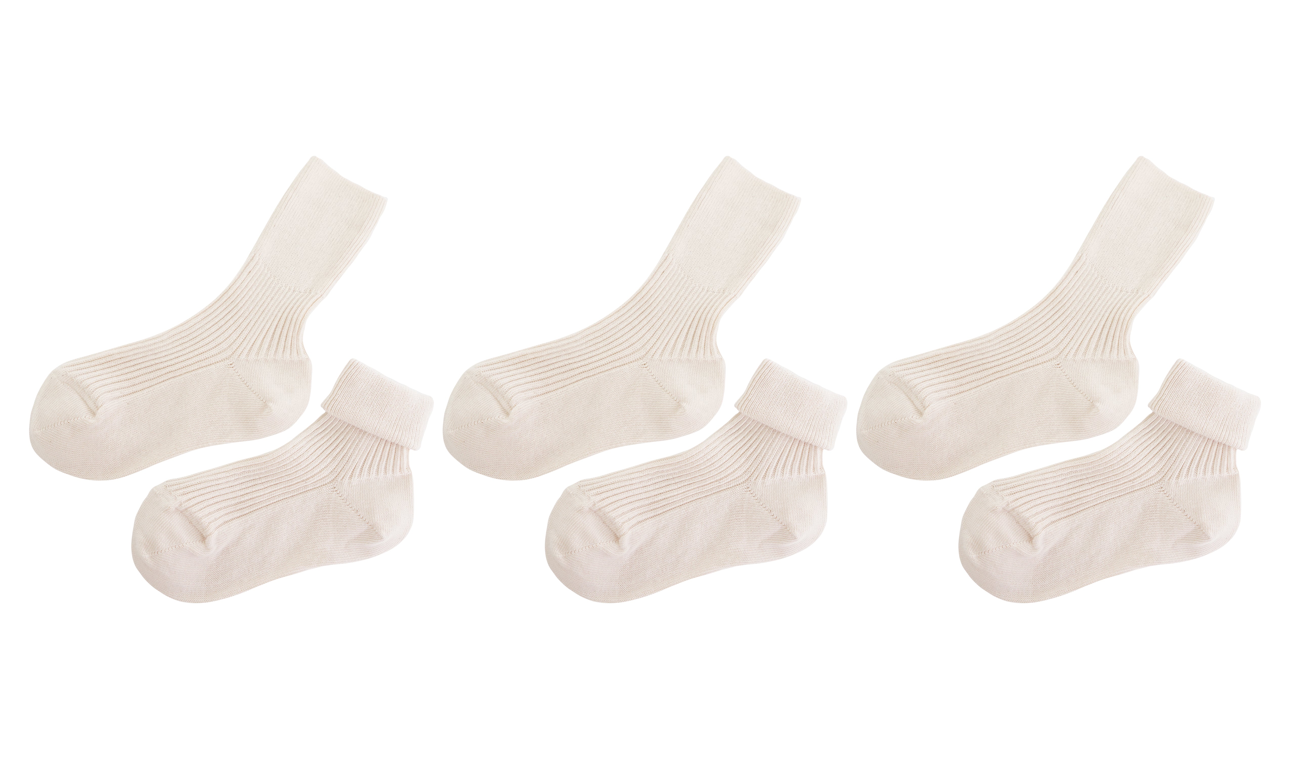 tittimitti® 100% Organic Cotton Kid's Socks (3-Pack) – Made in Italy, Unisex, Soft & Breathable for Boys & Girls.