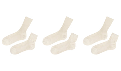 tittimitti® 100% Organic Cotton Kid's Socks (3-Pack) – Made in Italy, Unisex, Soft & Breathable for Boys & Girls.