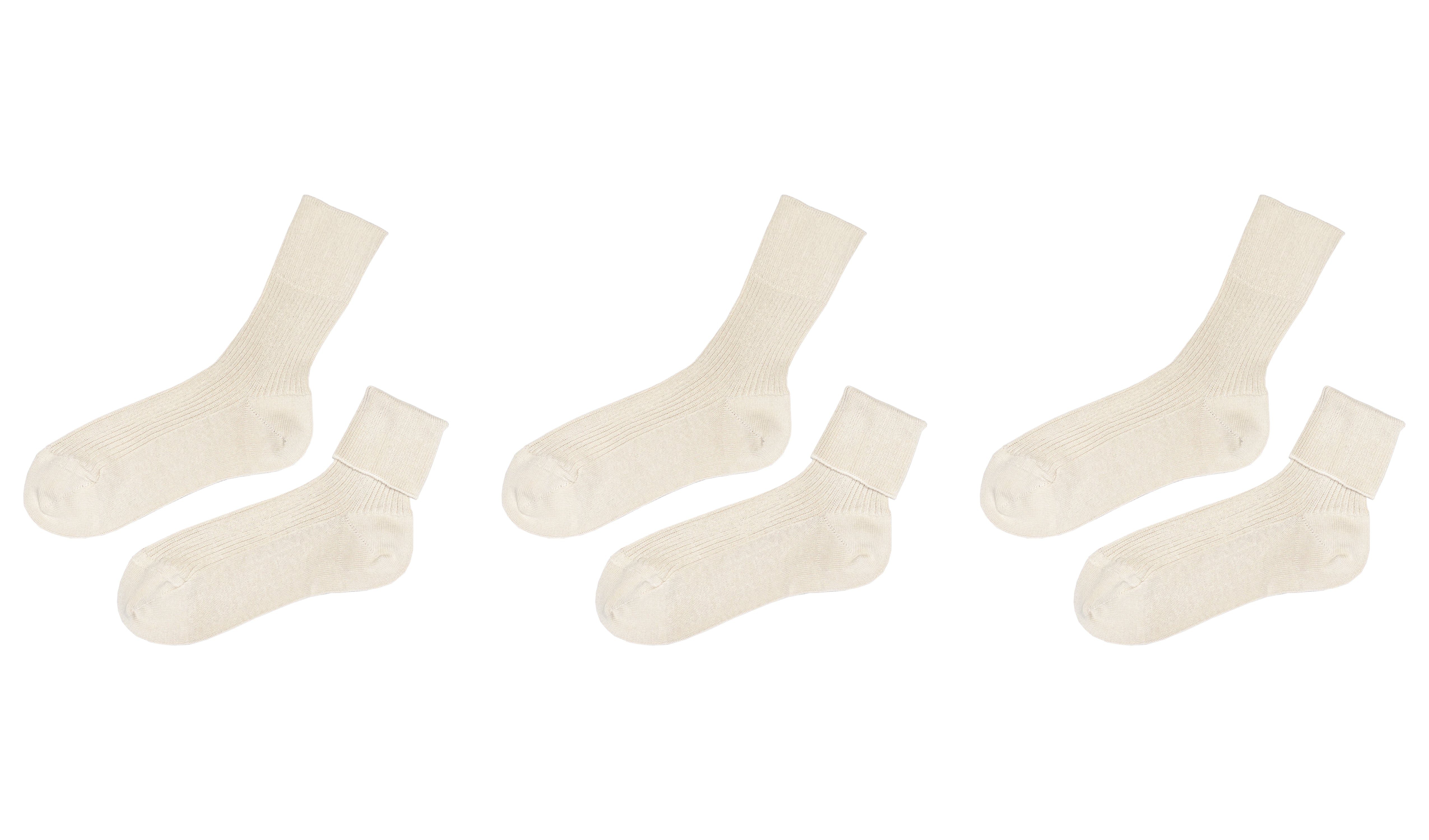 tittimitti® 100% Organic Cotton Kid's Socks (3-Pack) – Made in Italy, Unisex, Soft & Breathable for Boys & Girls.