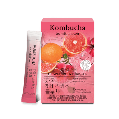KKOKDAM 4 Kinds of Samplers Collection, get a FREE box of kombucha!