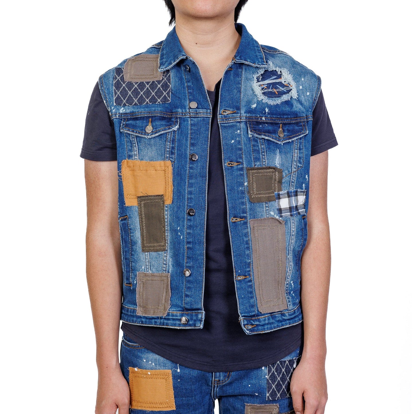 Rapose Premium Washed Denim Vest