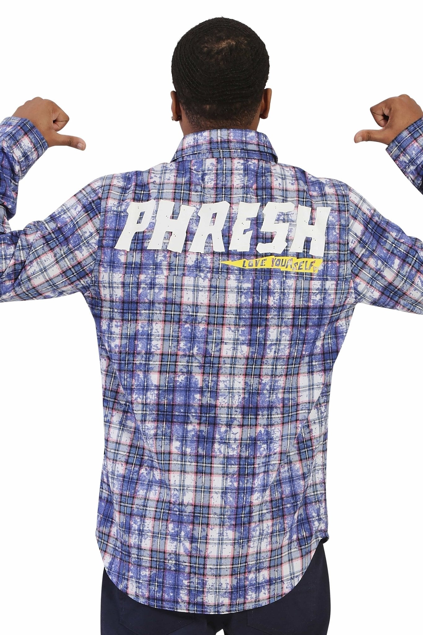 Unik Men's premium flannel button down shirt