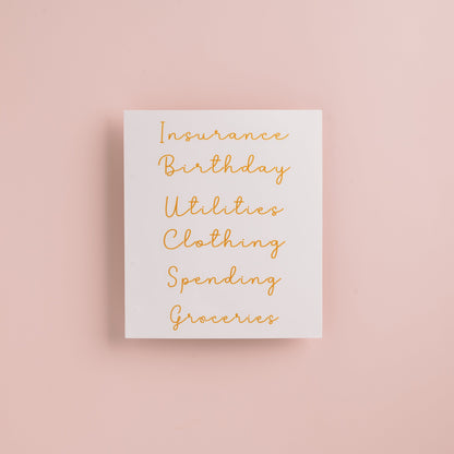 Self Care Budget Binder Kit