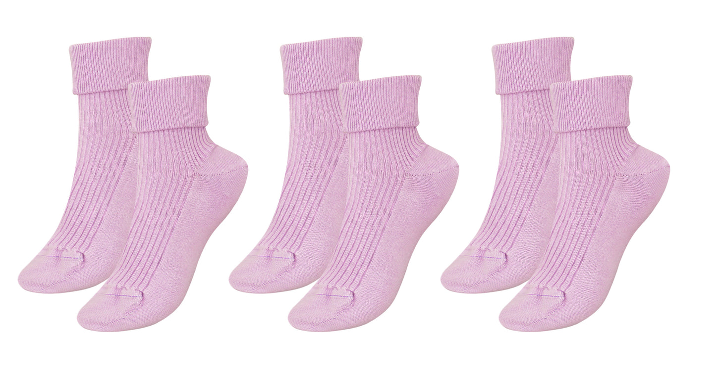 tittimitti®100% Organic Combed Cotton Luxury Women's Socks 3-Pack. Made in Italy.