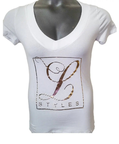 L.Styles' V Neck T Shirt