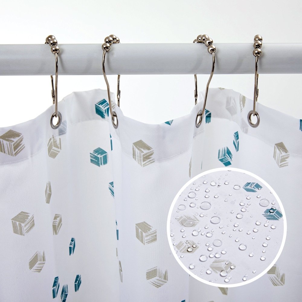 Modern Cubic Play Shower Curtains