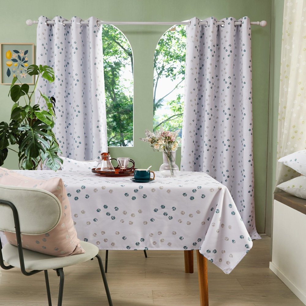 Modern Cubic Play Thermal Blackout Curtains