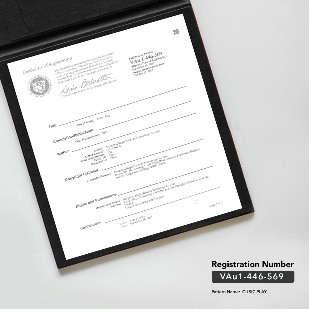 Modern Cubic Play Thermal Blackout Curtains