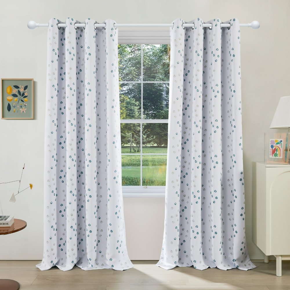 Modern Cubic Play Thermal Blackout Curtains