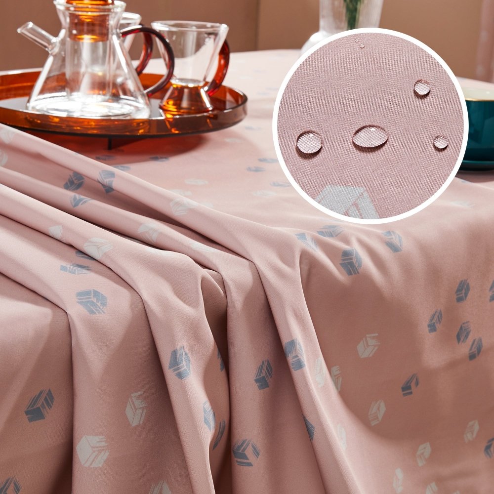 Modern Cubic Play Waterproof Tablecloth