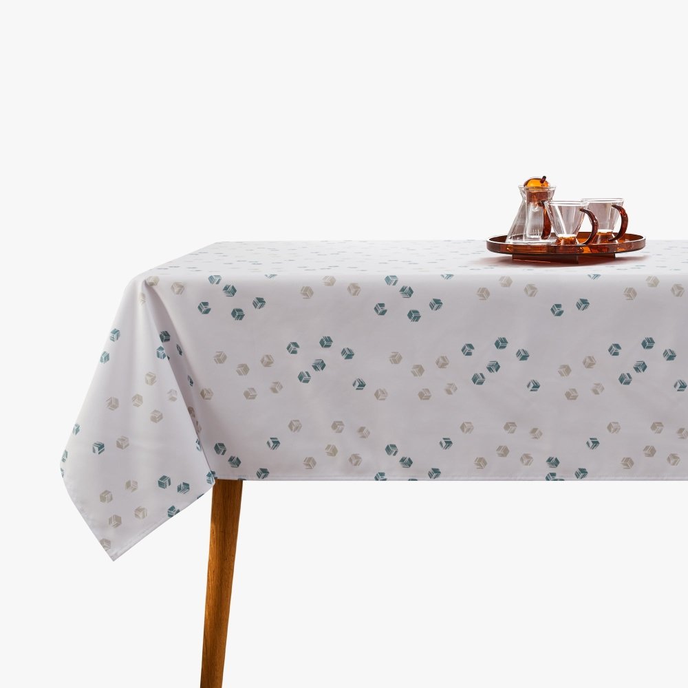 Modern Cubic Play Waterproof Tablecloth
