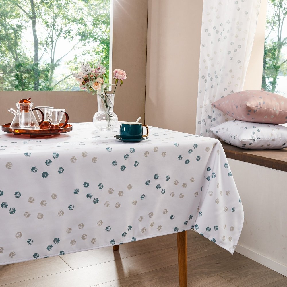 Modern Cubic Play Waterproof Tablecloth