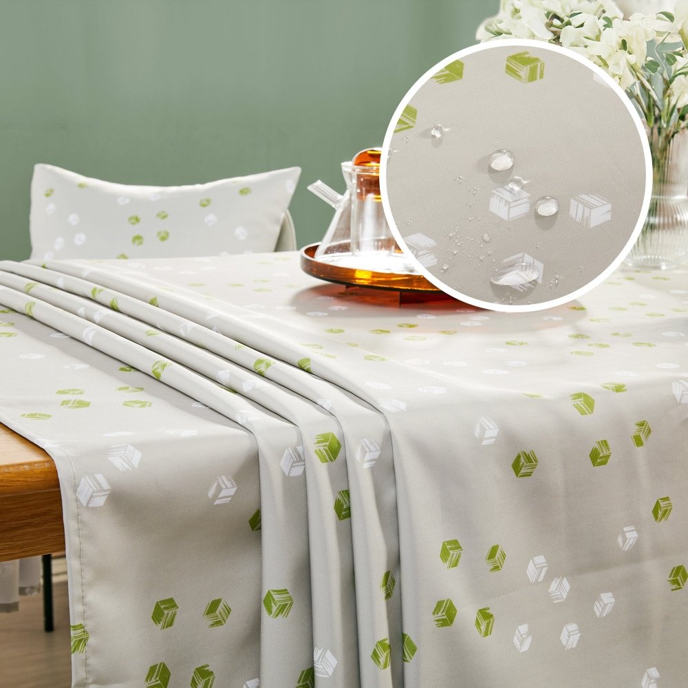 Modern Cubic Play Waterproof Tablecloth