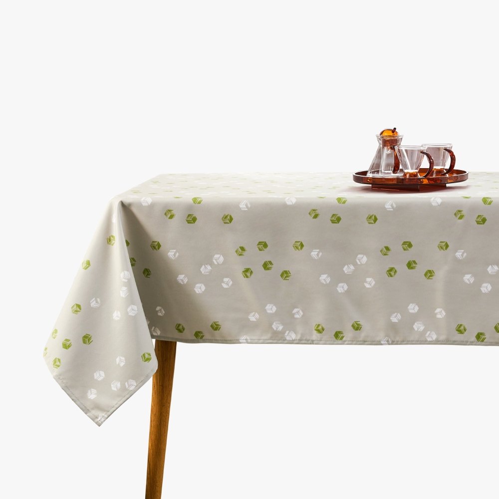 Modern Cubic Play Waterproof Tablecloth