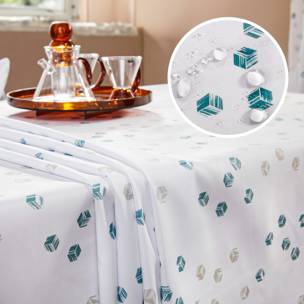 Modern Cubic Play Waterproof Tablecloth
