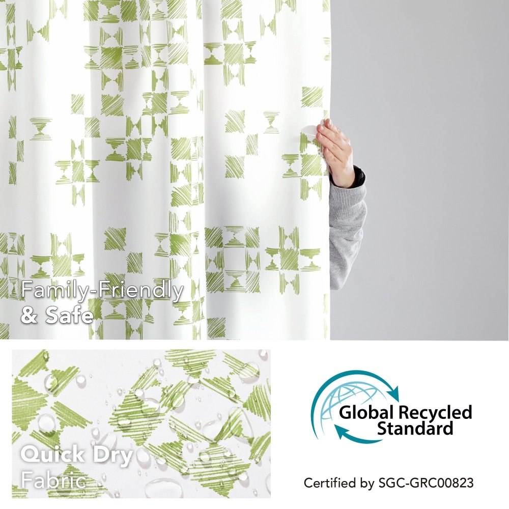 Modern Patchwork Shower Curtains