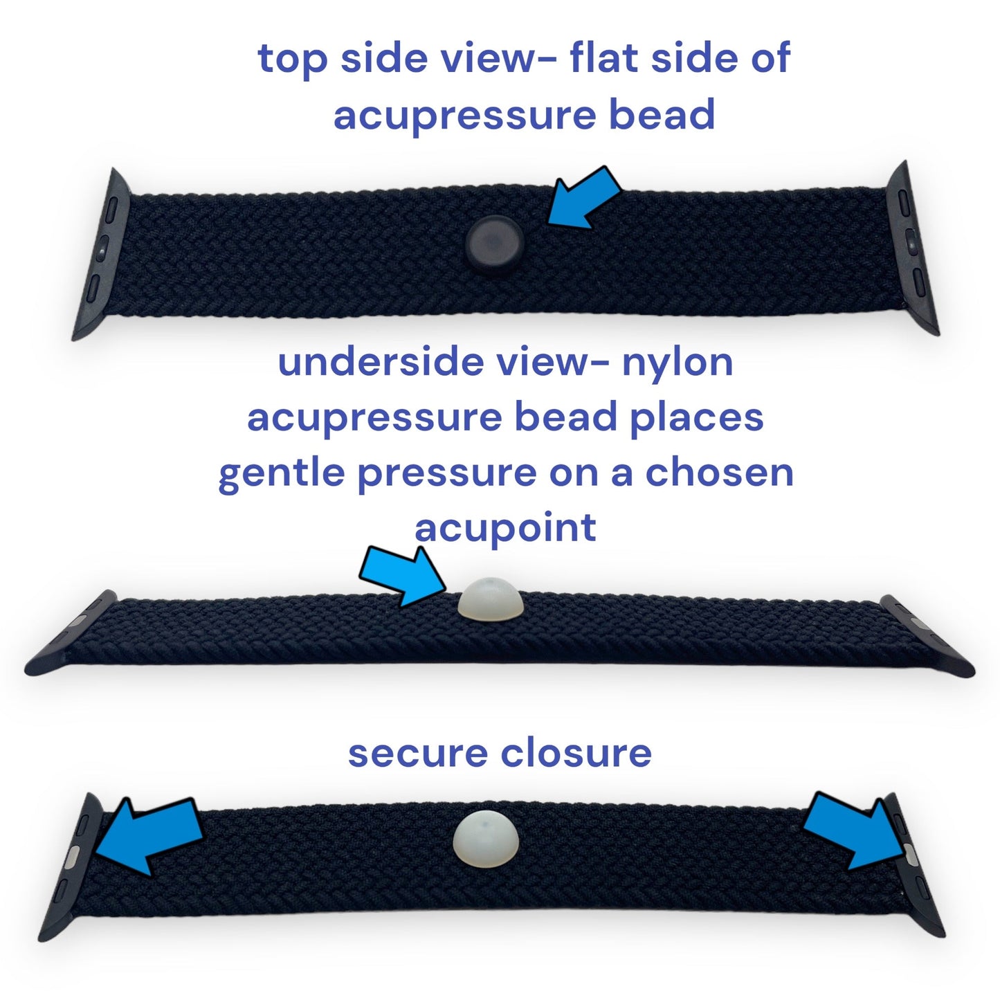 Stress Relief Watch Band - Focus Calm Support - Apple Watch Compatible