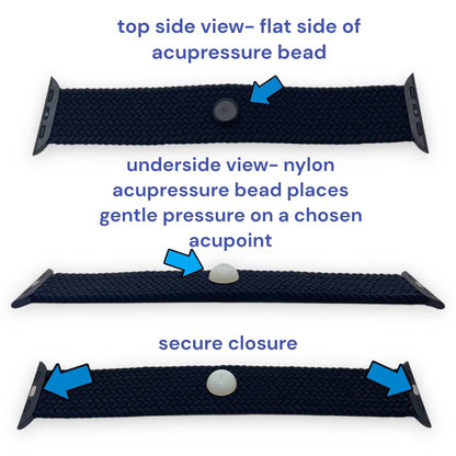 Stress Relief Watch Band - Focus Calm Support - Apple Watch Compatible