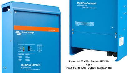 Victron 120V Inverter & Charger - 12/24/48V; 500 - 5000 Watts