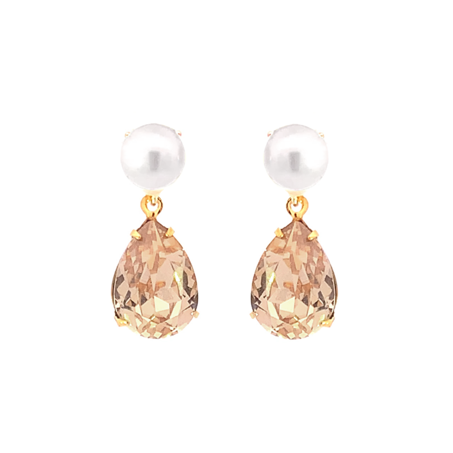 November Birthstone Pearl Earrings