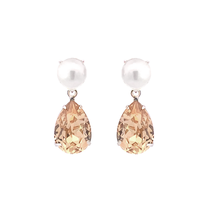 November Birthstone Pearl Earrings