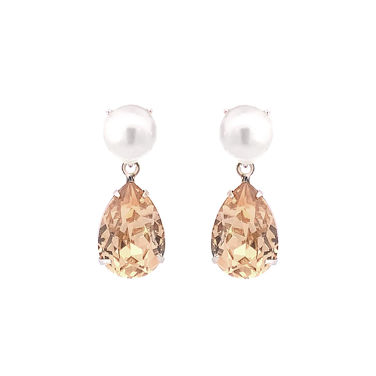 November Birthstone Pearl Earrings
