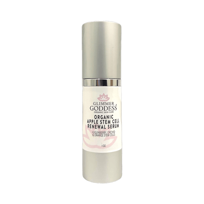 Organic Apple Stem Cell Serum for Anti-Aging | Lingonberry, Orchid & Orange Stem Cells for Hydration & Wrinkle Defense