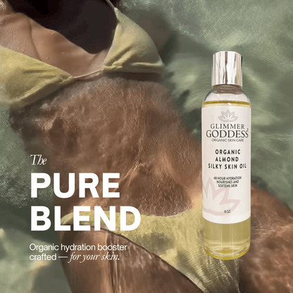 Organic Sweet Almond Silky Skin Oil - 48 Hour Hydration