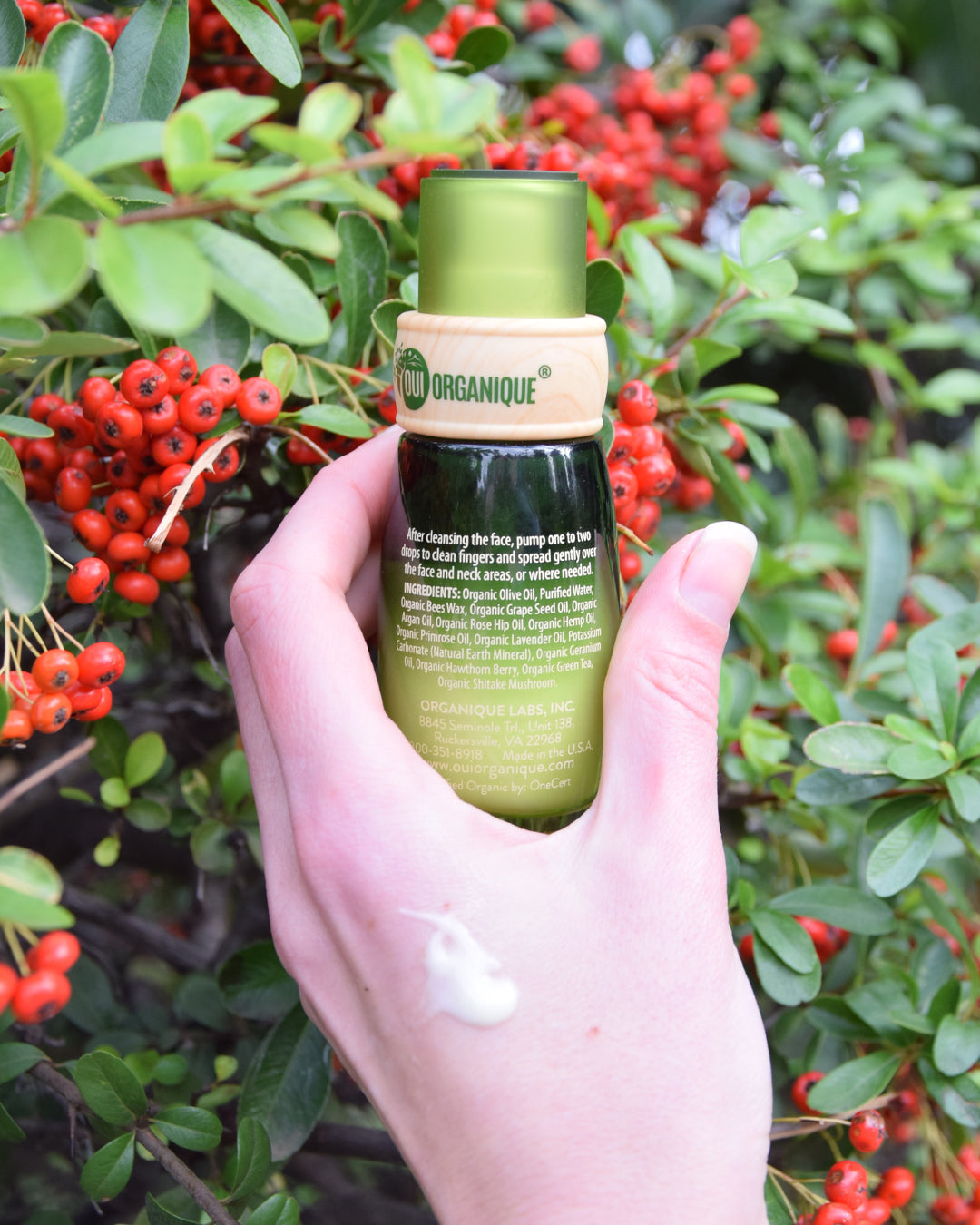 Certified Organic Skin Rejuvenator Serum Anti aging natural sunscreen alternative Botanical retinol